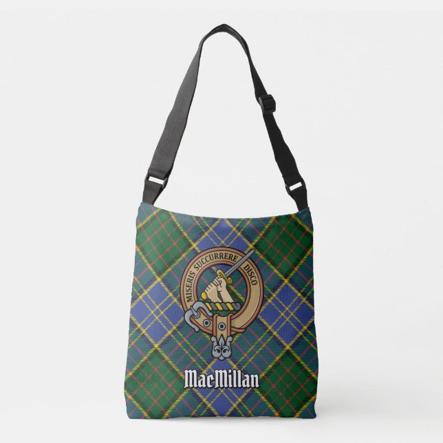 Clan MacMillan Hunting Tartan Crossbody Bag (Front)