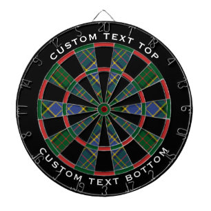 Clan MacMillan Hunting Tartan Dartboard