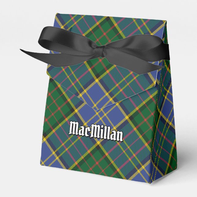 Clan MacMillan Hunting Tartan Favor Box (Front Side)