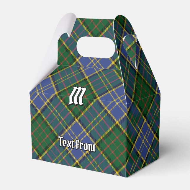 Clan MacMillan Hunting Tartan Favor Box (Front Side)