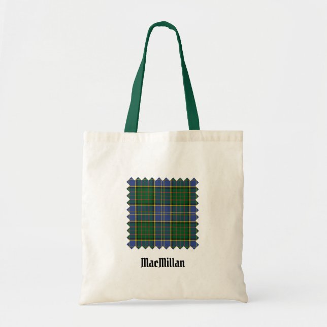 Clan MacMillan Hunting Tartan Tote Bag (Front)