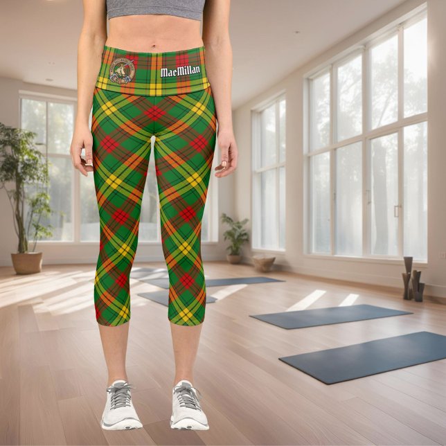 Clan MacMillan Tartan Capri Leggings (Creator Uploaded)