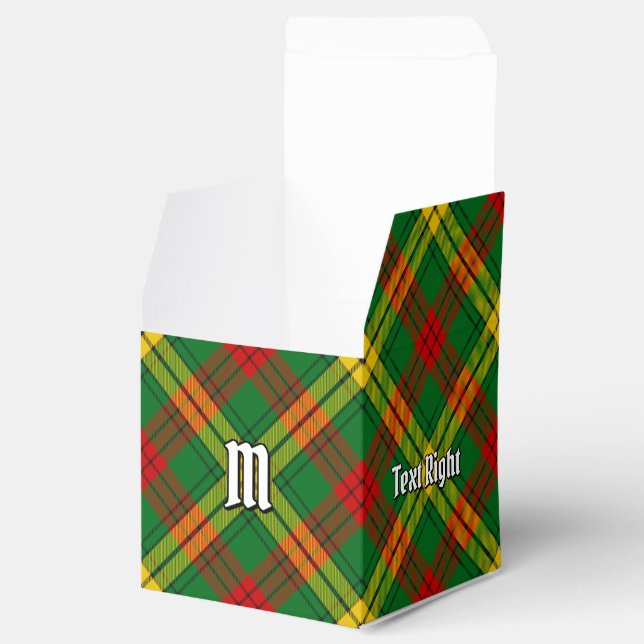 Clan MacMillan Tartan Favor Box (Opened)