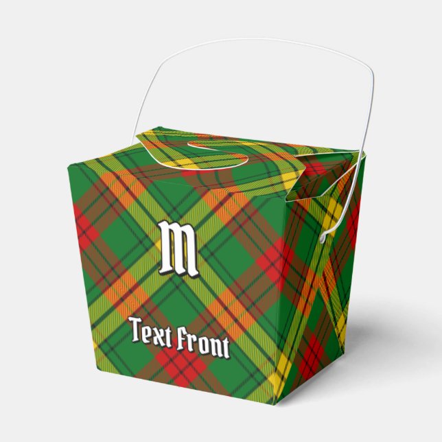 Clan MacMillan Tartan Favor Box (Front Side)