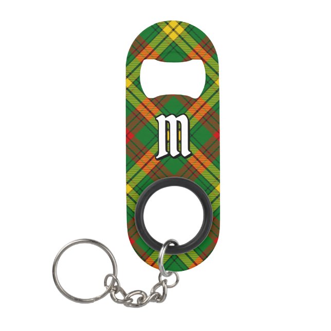 Clan MacMillan Tartan Keychain Bottle Opener (Front)