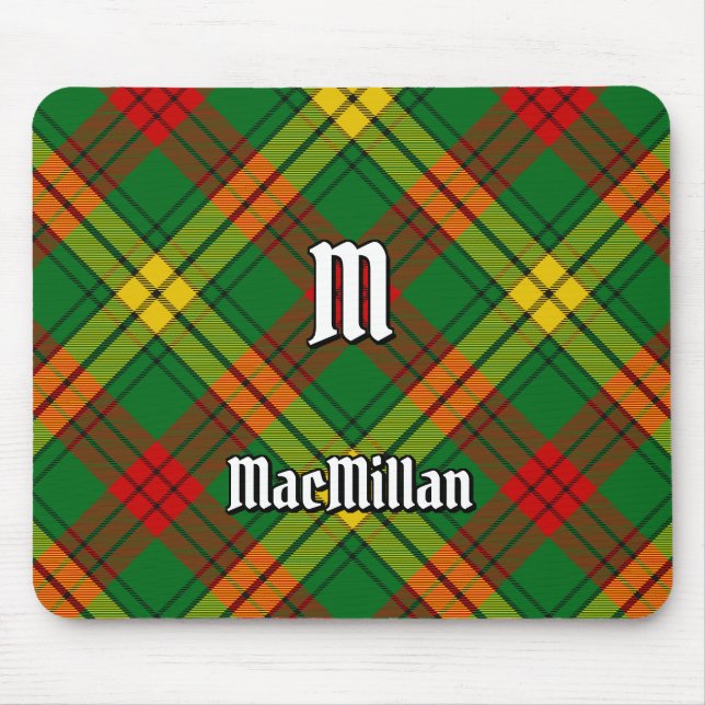 Clan MacMillan Tartan Mouse Pad (Front)