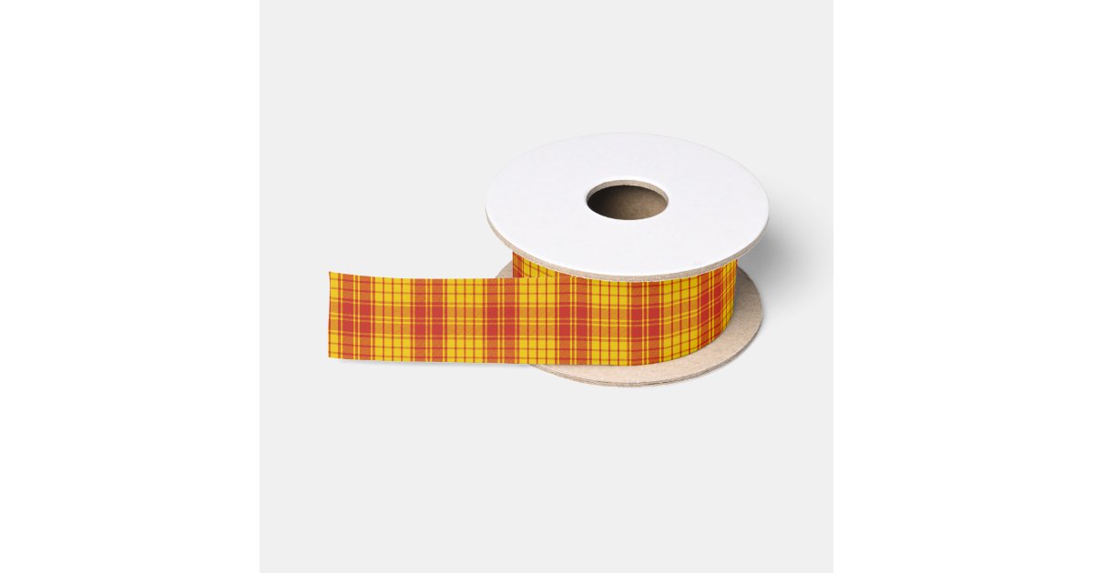 Clan MacMillan Tartan Satin Ribbon | Zazzle