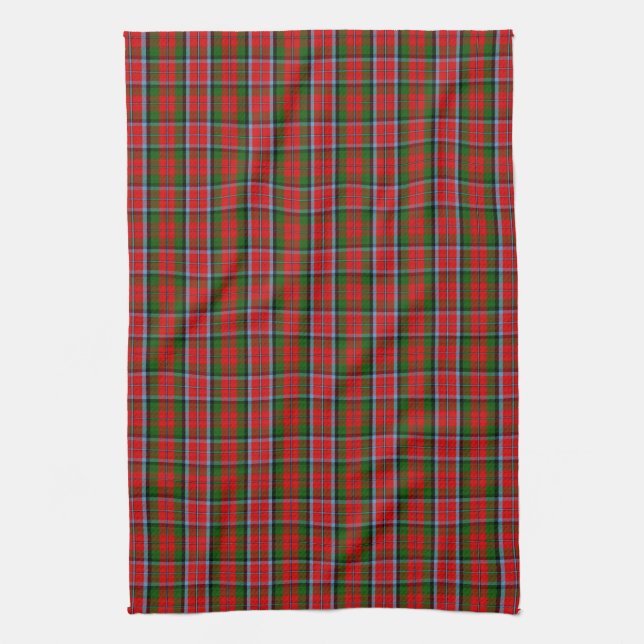 Clan MacNaughton Tartan Kitchen Towel (Vertical)