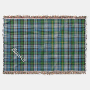 Clan MacNeil Tartan Plaid Custom Throw Blanket