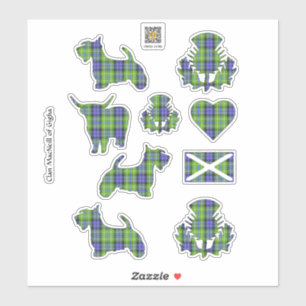 Clan MacNeill de Gigha Tartan Sticker