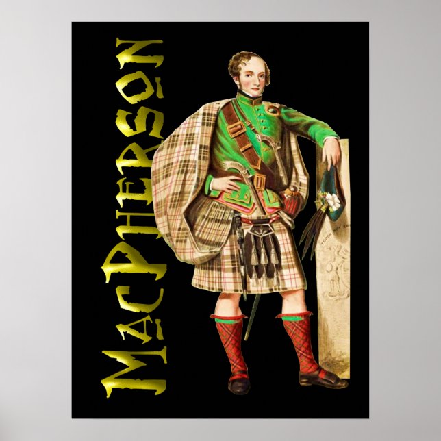 Clan MacPherson affiche Scottish Highland Dream (Devant)