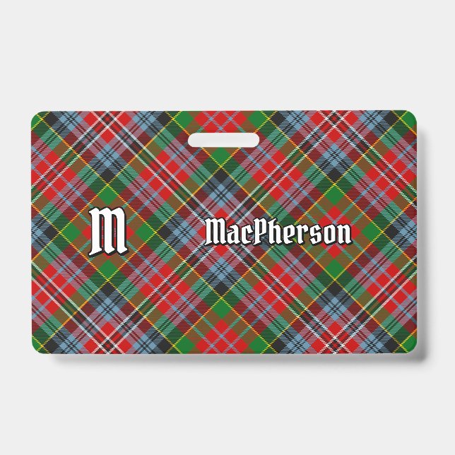 Clan MacPherson Badge Tartan (Avant)