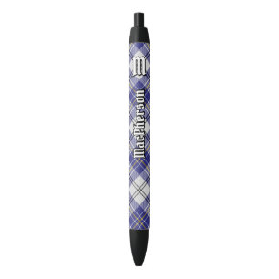 Clan MacPherson Blue Dress Tartan Ink Pen