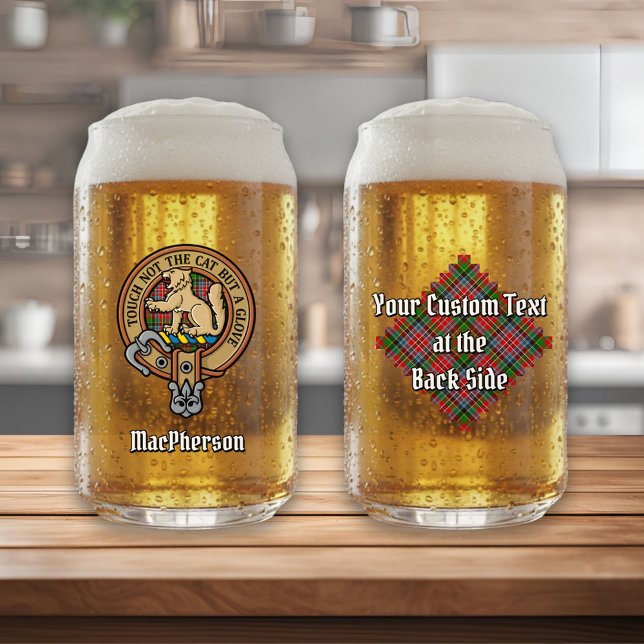 Clan MacPherson Crest sur Tartan (Créateur téléchargé)