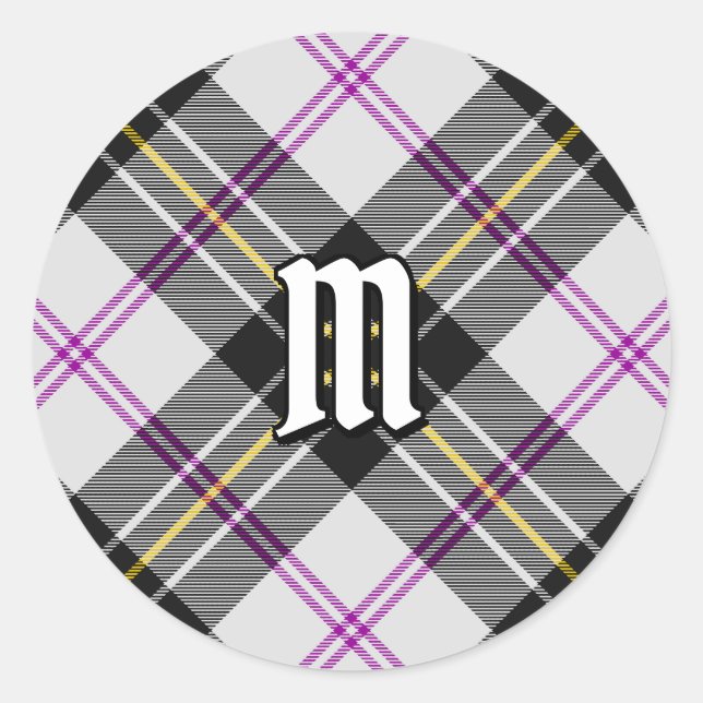Clan MacPherson Dress Tartan Classic Round Sticker (Front)