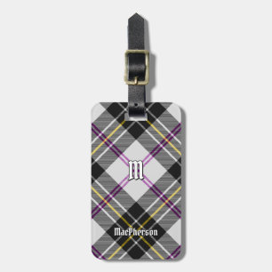 Clan MacPherson Dress Tartan Luggage Tag