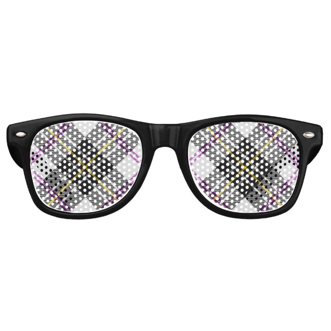 Clan MacPherson Dress Tartan Retro Sunglasses (Front)