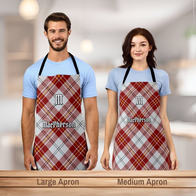 Clan MacPherson Red Dress Tartan Apron (Creator Uploaded)