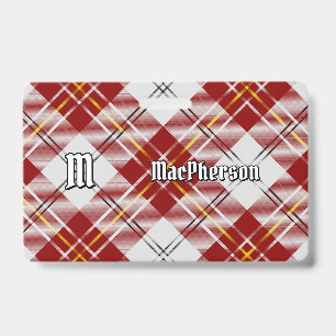 Clan MacPherson Red Dress Tartan Badge
