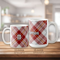 Clan MacPherson Red Dress Tartan Coffee Mug