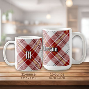 Clan MacPherson Red Dress Tartan Coffee Mug