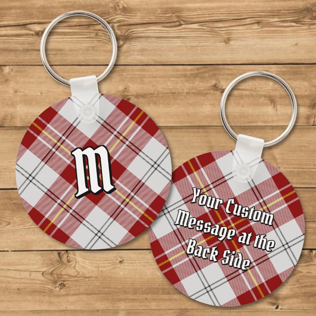 Clan MacPherson Red Dress Tartan Keychain (Creator Uploaded)