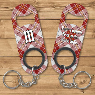 Clan MacPherson Red Dress Tartan Keychain Bottle Opener