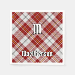 Clan MacPherson Red Dress Tartan Napkins