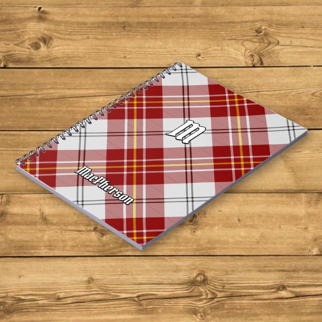 Clan MacPherson Red Dress Tartan Notebook (Creator Uploaded)