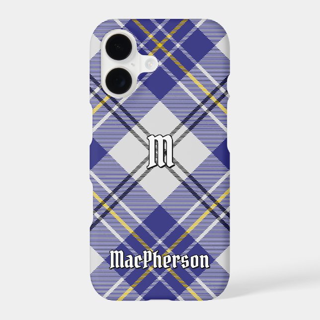 Clan MacPherson robe bleue Tartan (Verso)