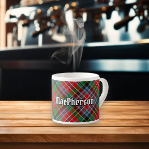 Clan MacPherson Tartan Espresso Cup