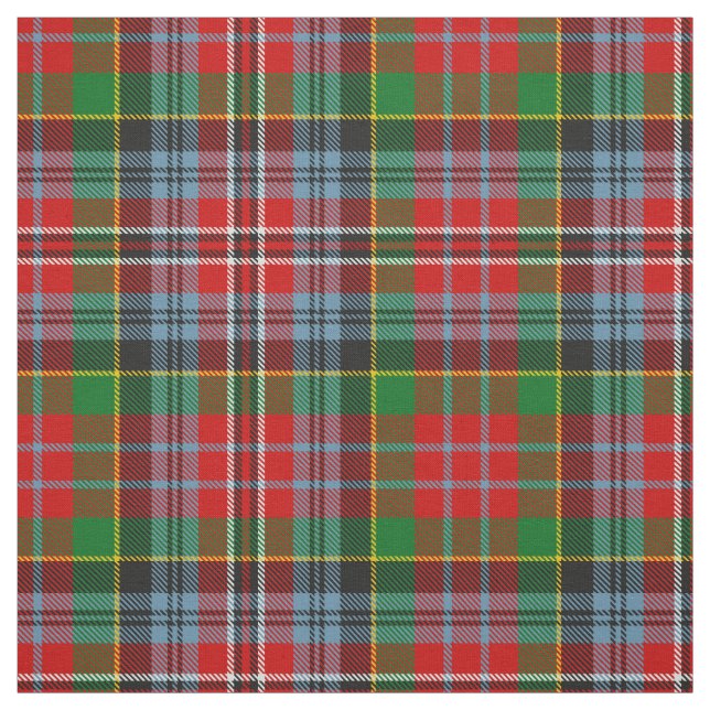 Clan MacPherson Tartan Fabric (Swatch)
