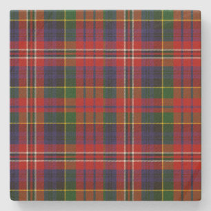 Clan MacPherson Tartan Plaid Stone Coaster