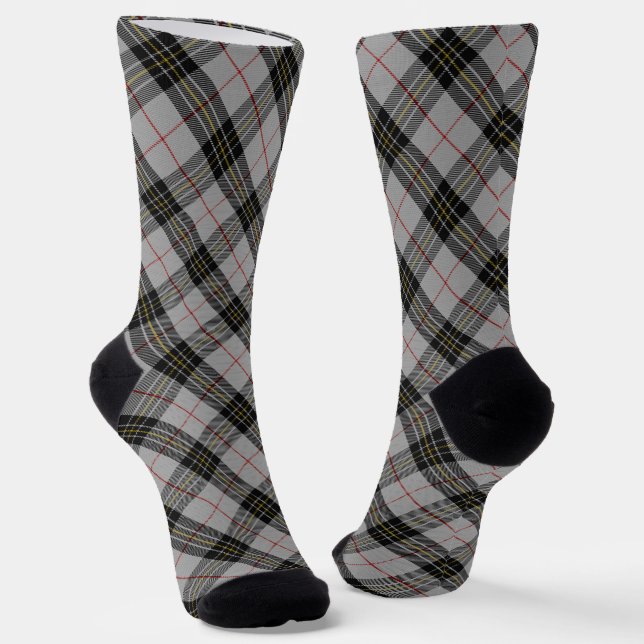Clan MacPherson Tartan Socks (Angled)