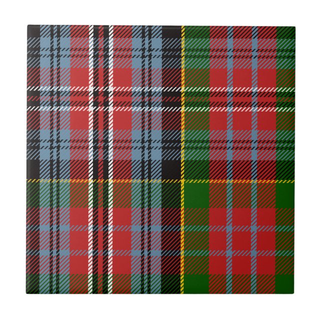 Clan MacPherson Tartan Tile (Front)