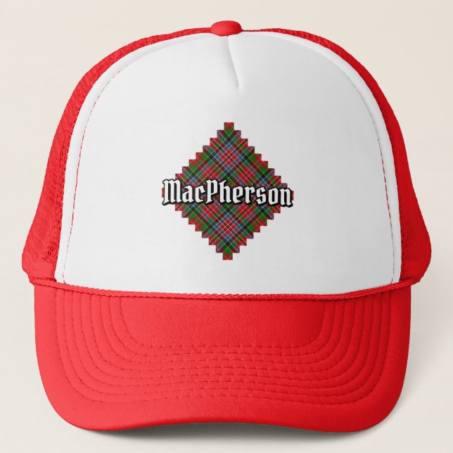 Clan MacPherson Tartan Trucker Hat (Front)