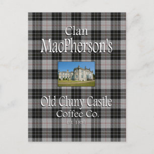 Clan MacPherson's Old Cluny Castle Coffee Co. Postcard
