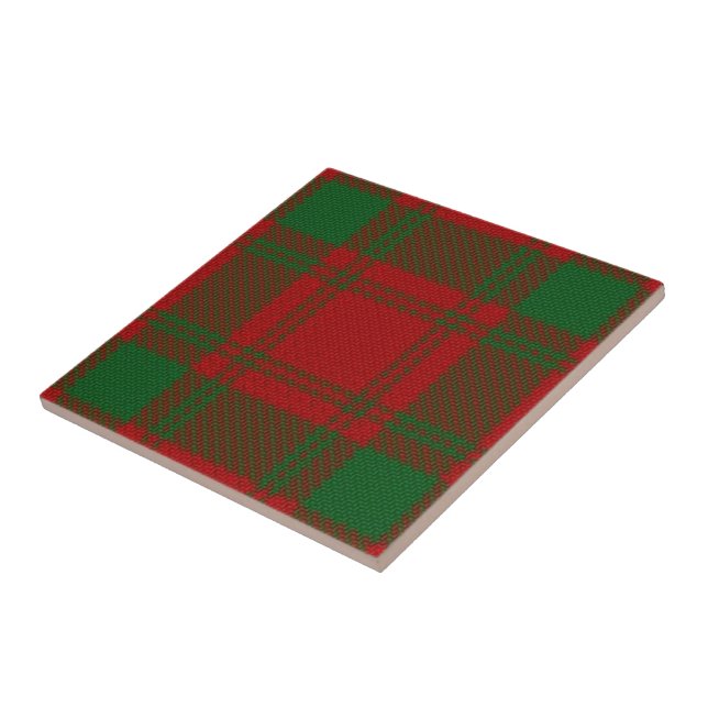 Clan MacQuarrie Scottish Expressions Tartan Tile (Side)