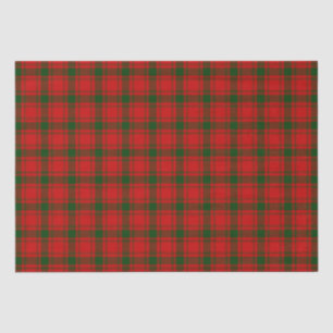 Clan MacQuarrie Tartan and Crest   Tissue Paper