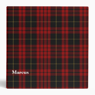 Clan MacQueen Custom Tartan Plaid Classeur
