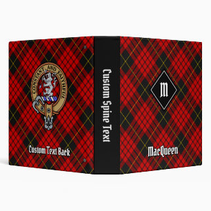 Clan MacQueen Tartan Binder