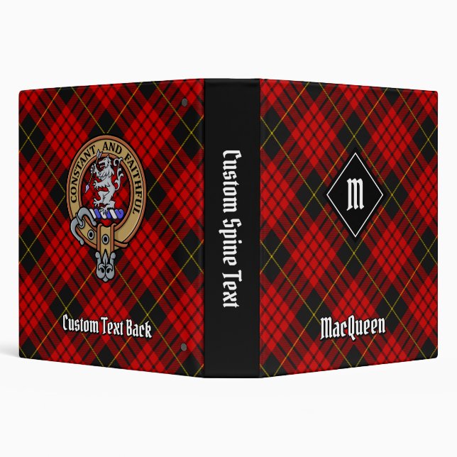 Clan MacQueen Tartan Binder (Background)
