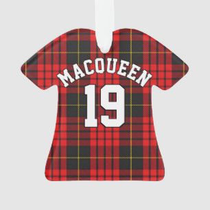 Clan MacQueen Tartan Christmas Jersey Ornament