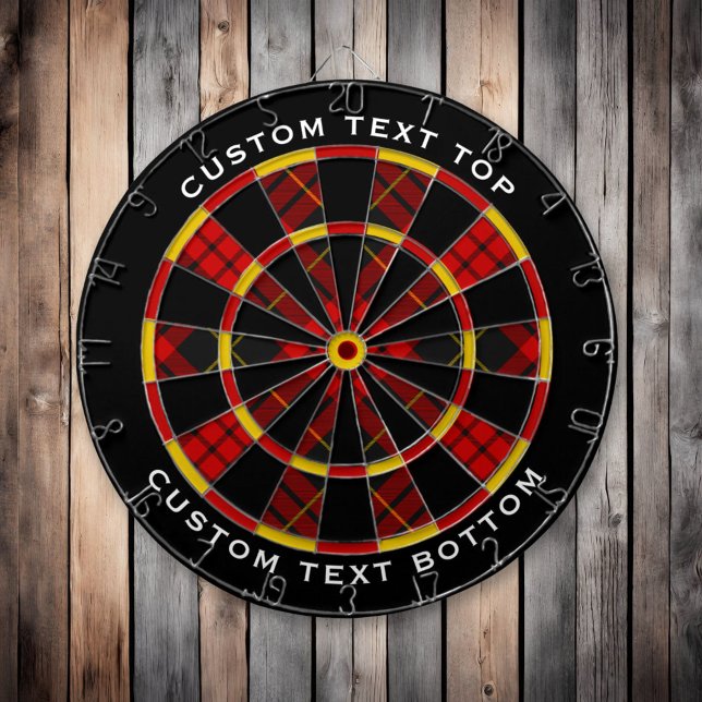 Clan MacQueen Tartan Dartboard (Creator Uploaded)