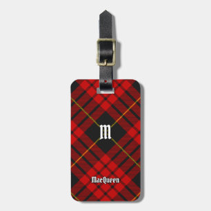 Clan MacQueen Tartan Luggage Tag
