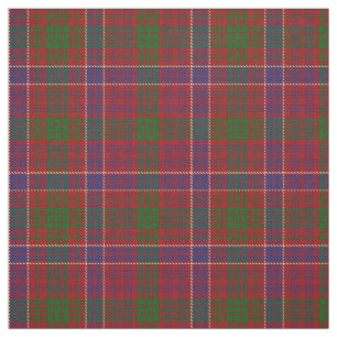 Clan MacRae Red Scottish Tartan Plaid Fabric