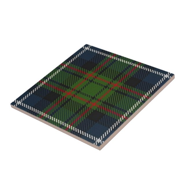 Clan MacRae Scottish Expressions Tartan Tile (Side)