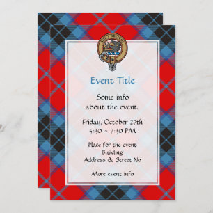 Clan MacTavish Crest Invitation