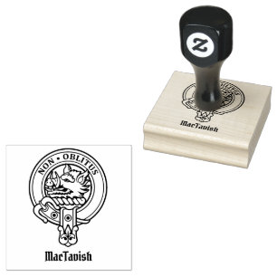 Clan MacTavish Crest Rubber Stamp