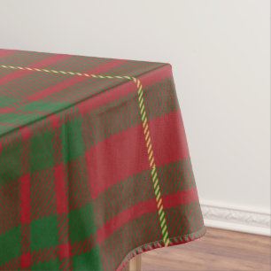 Clan MacTavish Plaid Tartan Scottish Chequered Tablecloth